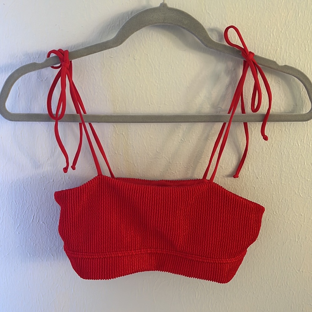 Frankies Ribbed Bikini Top
